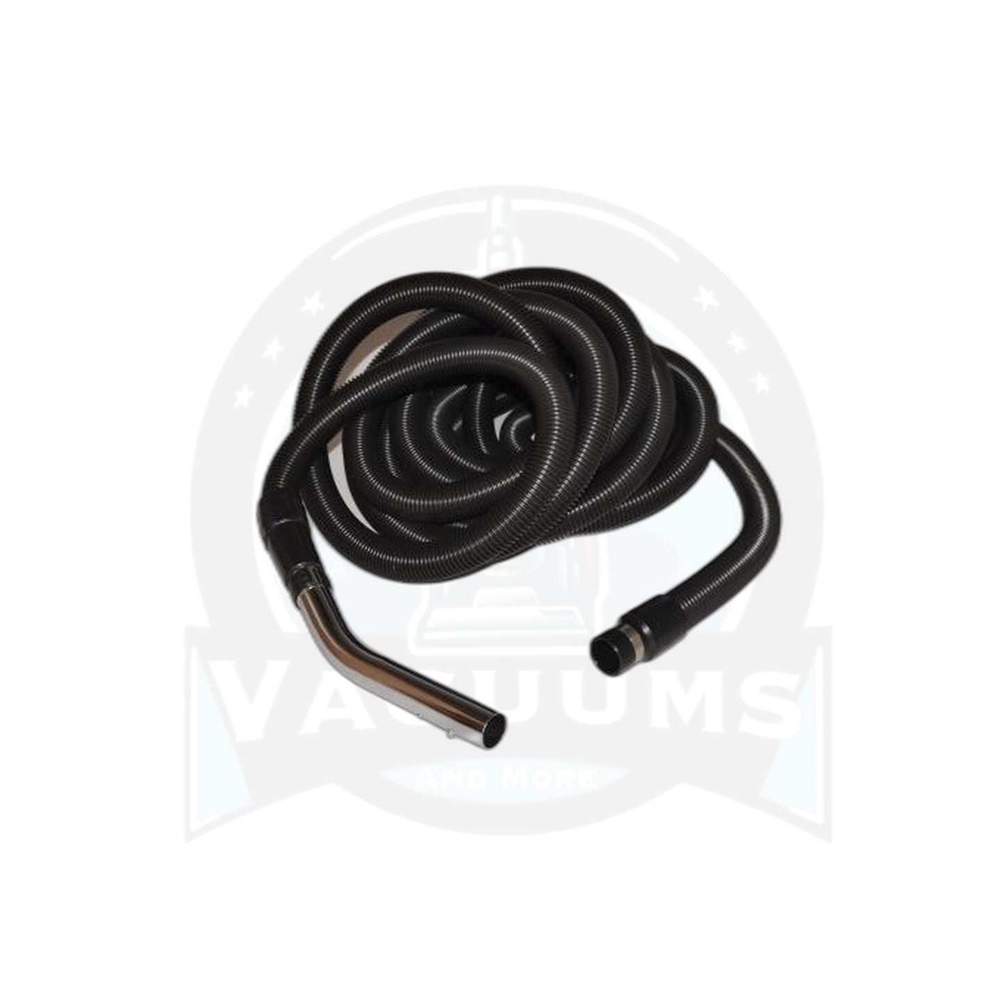 Central Vacuum Hose - 30 Foot Black with On/Off Switch Button