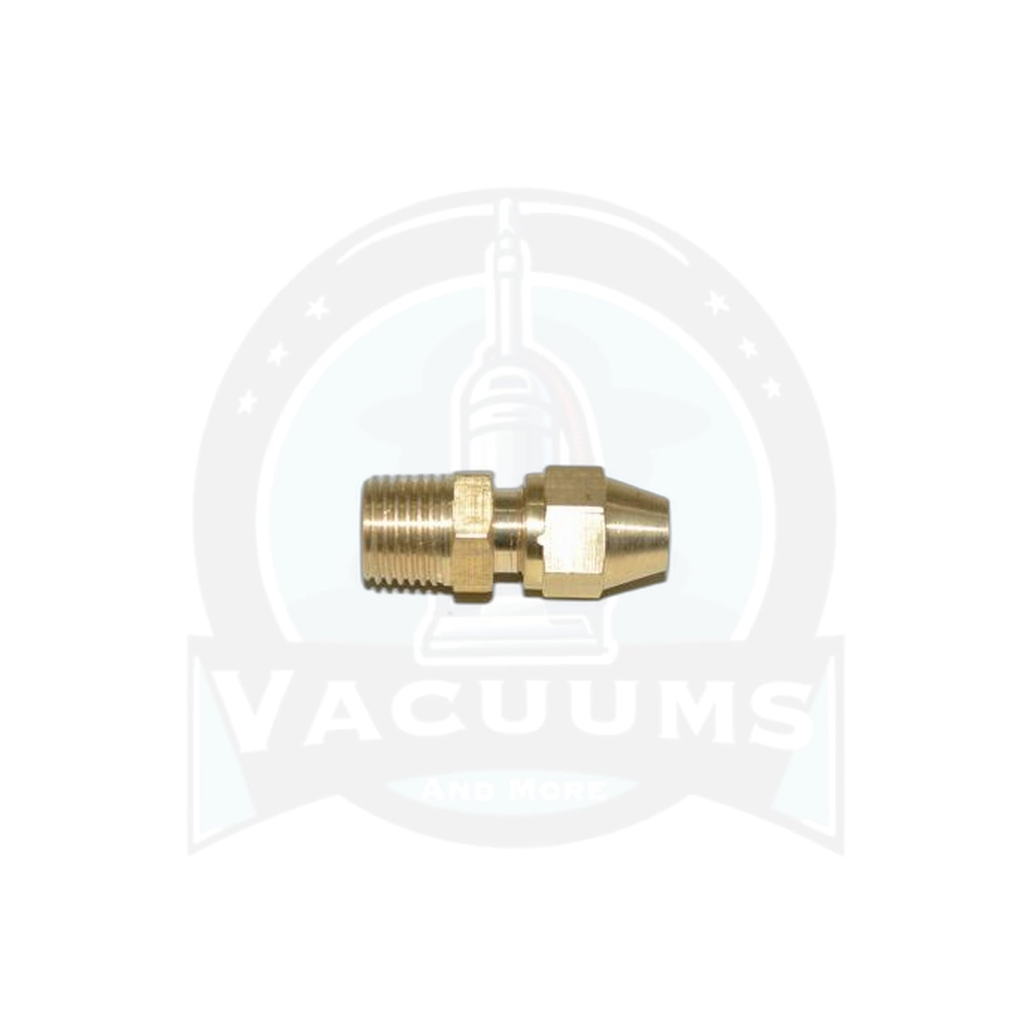 Brass Compression Fitting 1/4" x 1/4" for Commercial Jet Wand - Commercial Extractor Parts