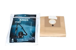 Titan 17-2415-06 T1400 Vacuum Bags, 6 Pack