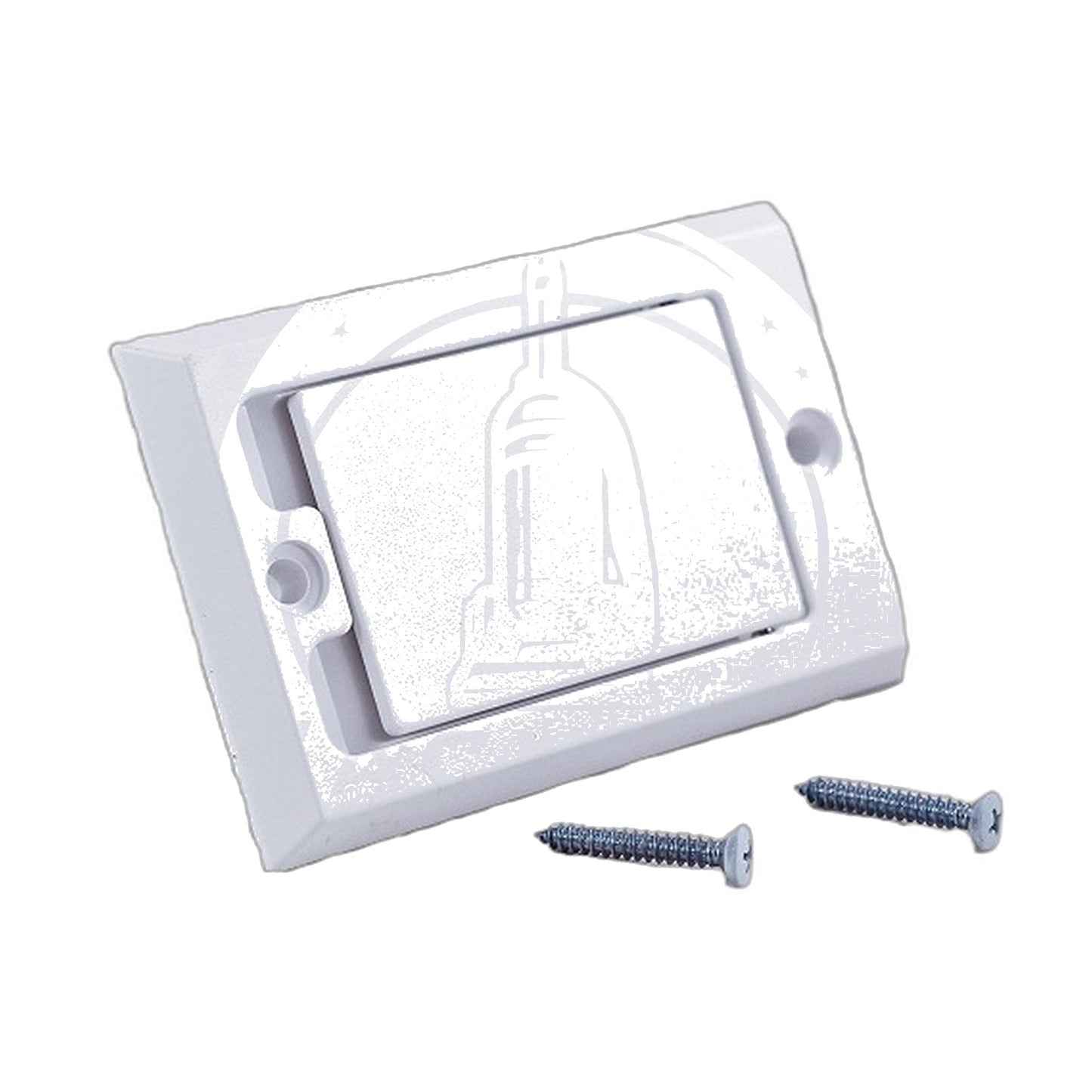 Hayden VacuLine Square Door Central Vacuum Inlet Valve, White