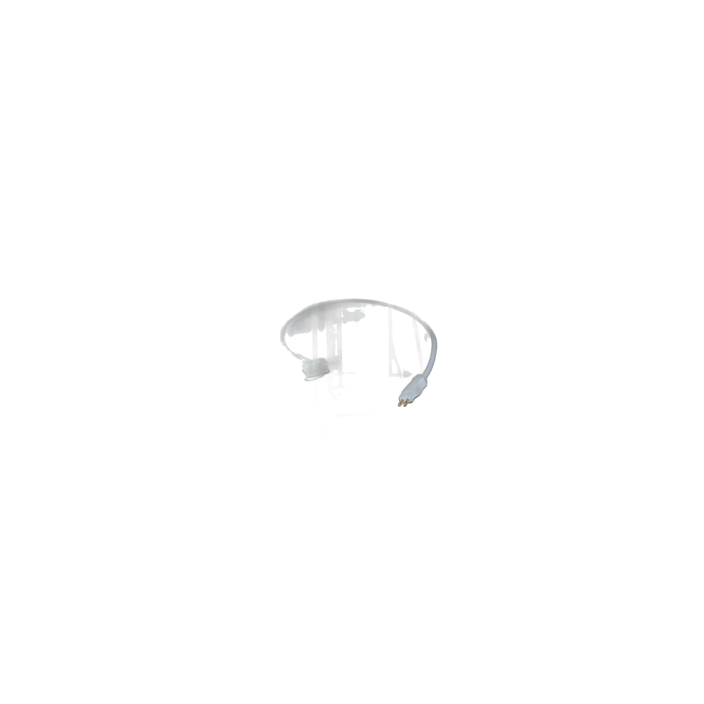 Lower Power Nozzle Wand Cord - 3-Prong Female to 2-Prong Male