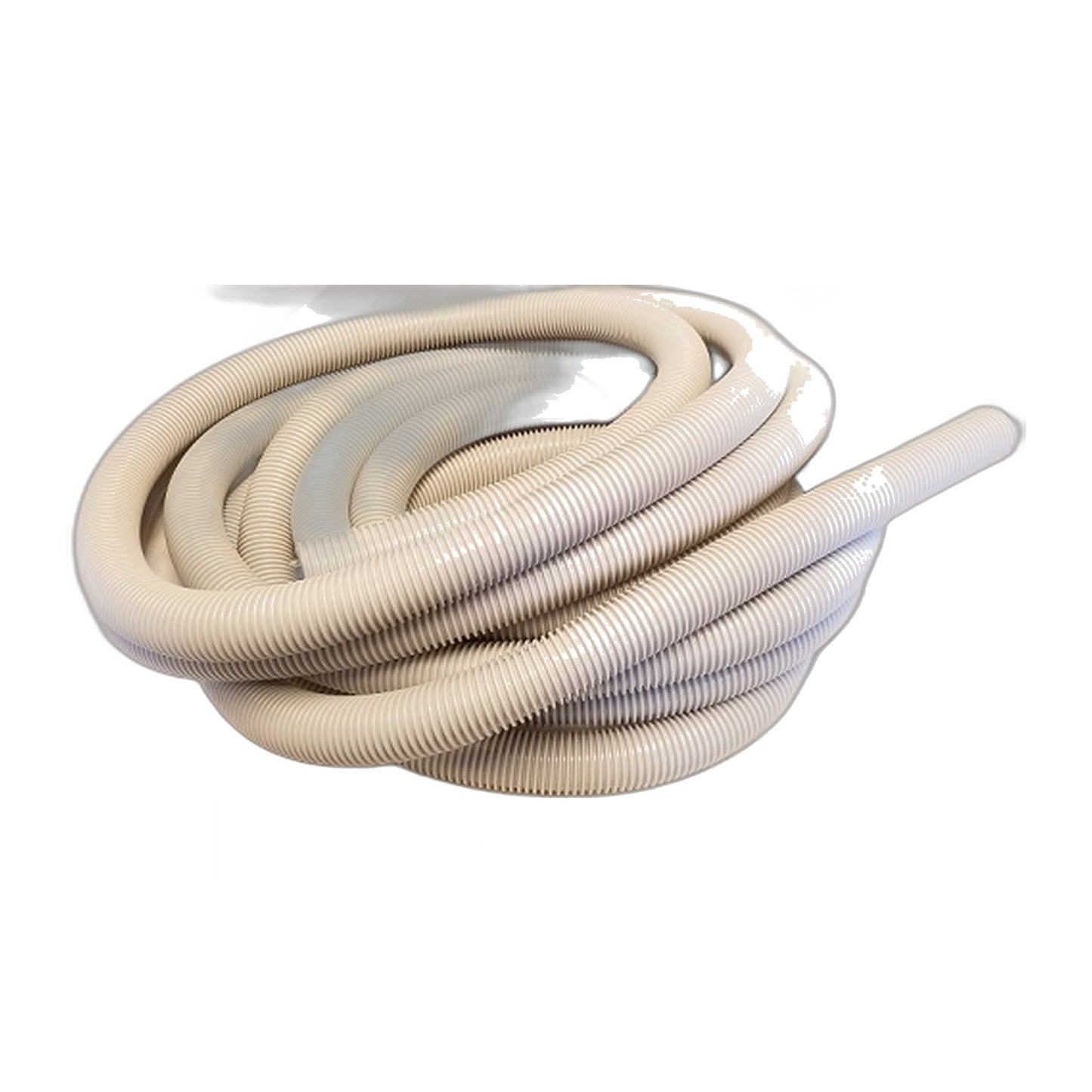 35 ft x 1-3/8" Ultralite Crushproof Vacuum Hose, Light Grey