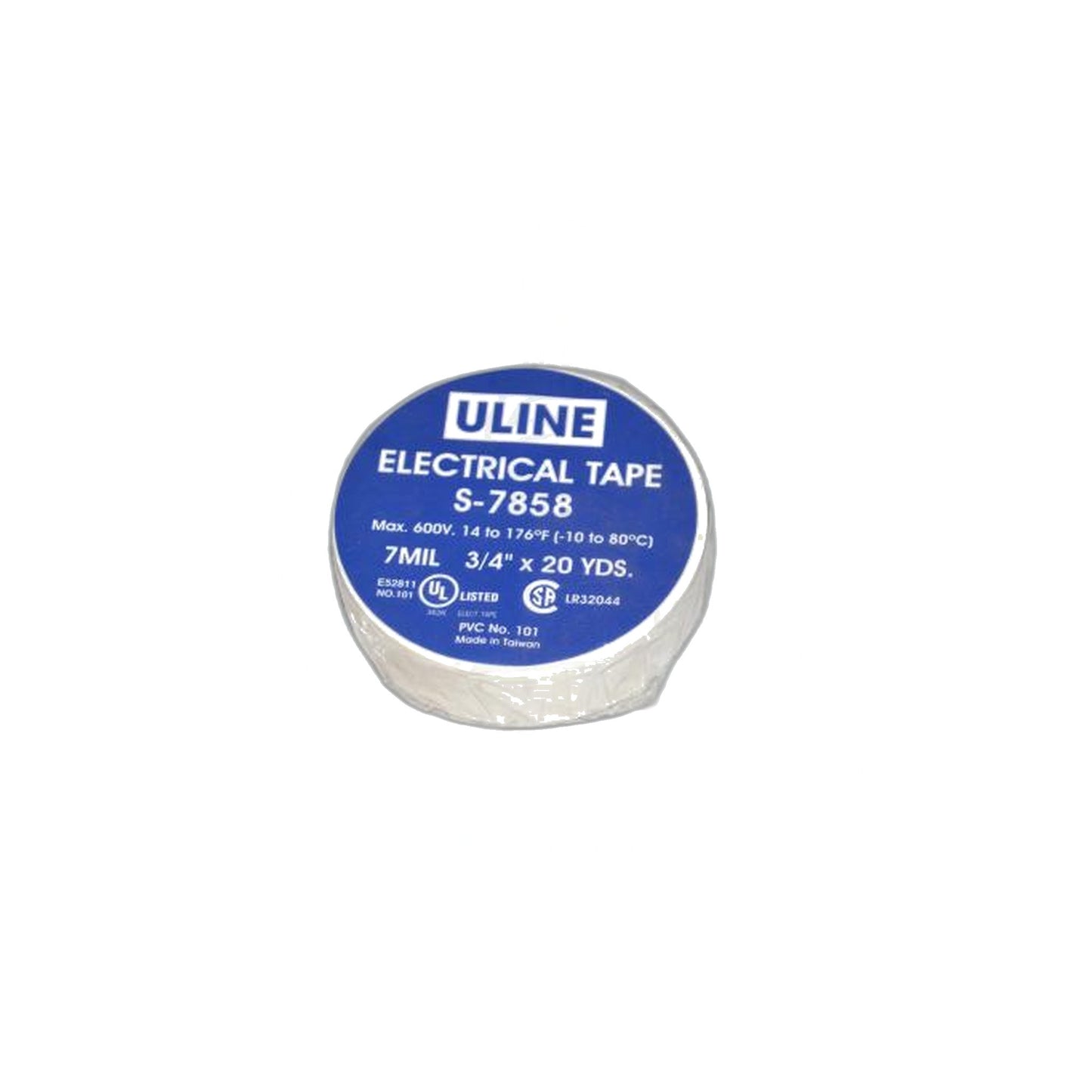 White Electrical Tape 3/4 Inch by 60 Feet 7 Mil - Shop Supply