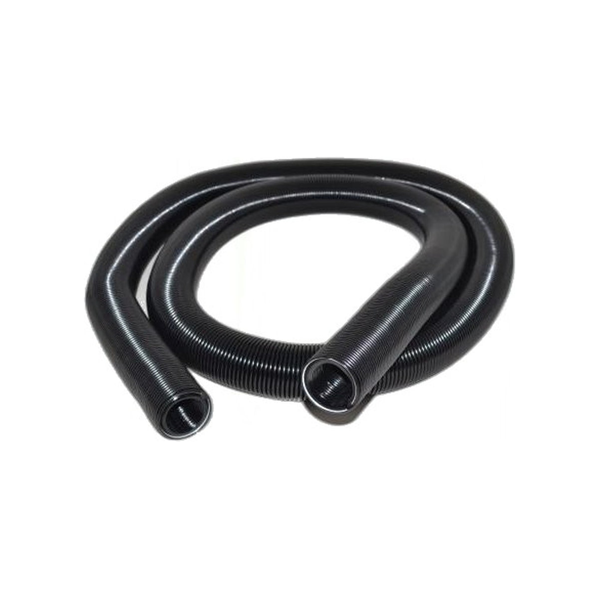 Black Stretch Vacuum Hose - 1 1/4" x 6' (Stretches to 30')