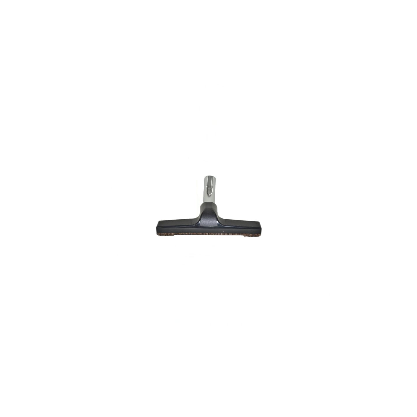 Horsehair Floor Brush with Metal Elbow - Black, 10"
