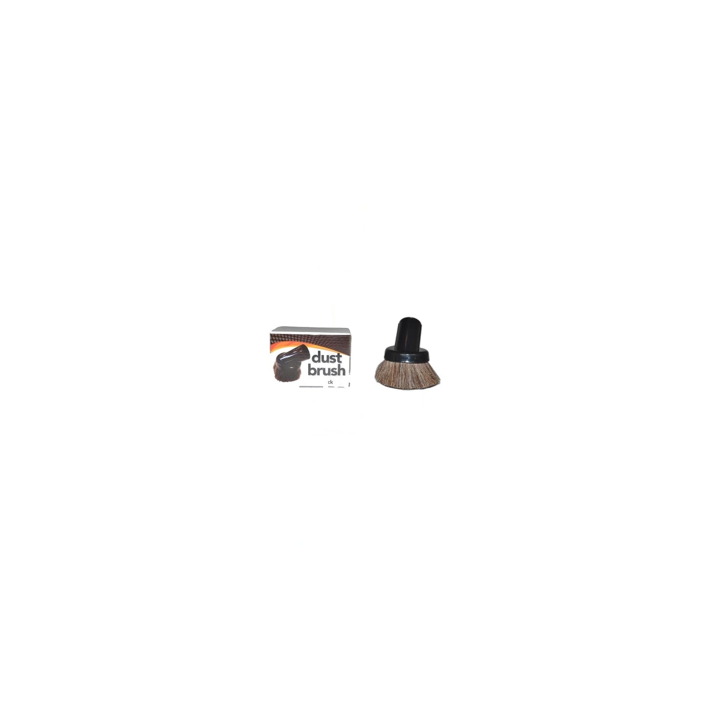 Black Deluxe Dust Brush with Horsehair Insert (Fitall)