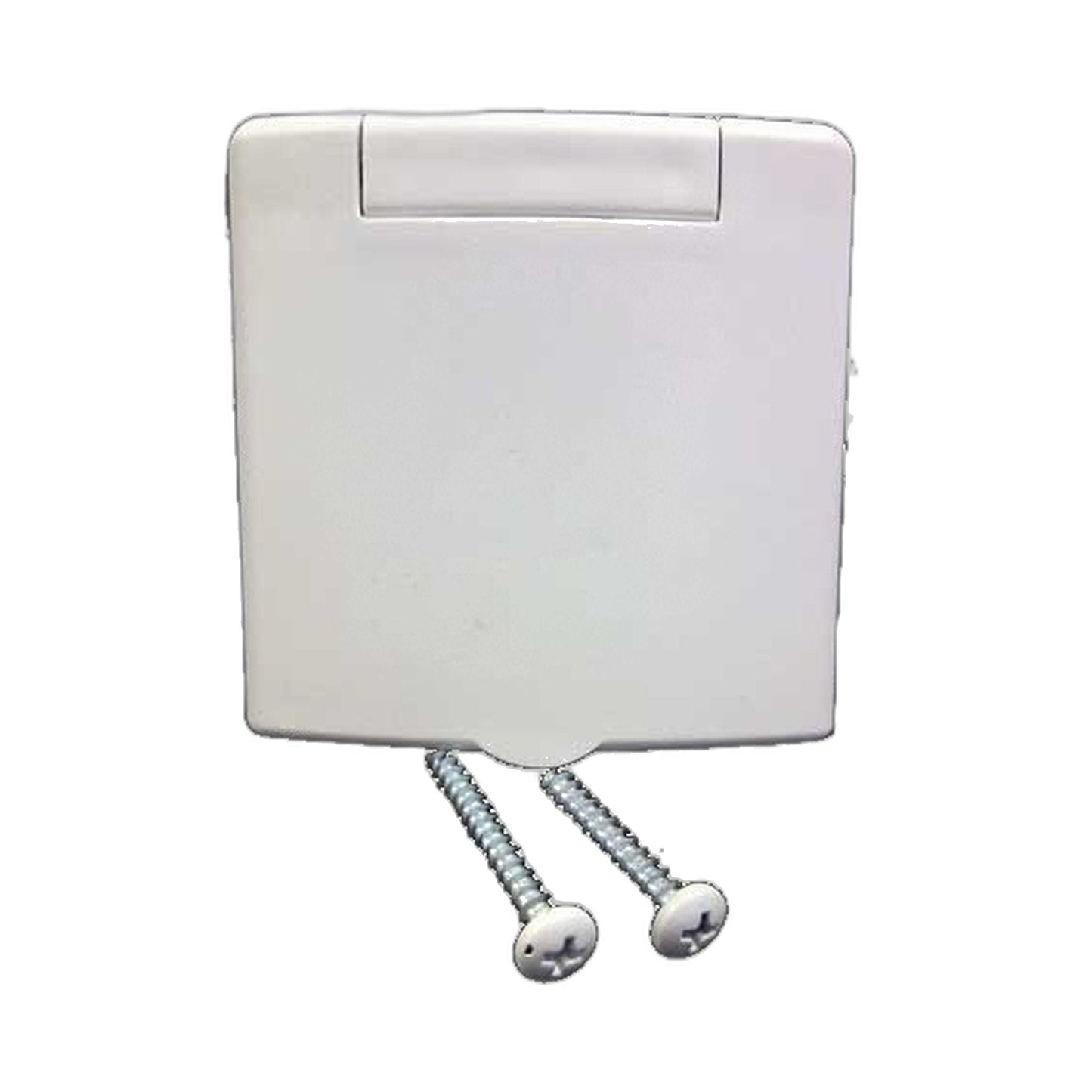 Vex Square Central Vacuum Inlet Valve, White