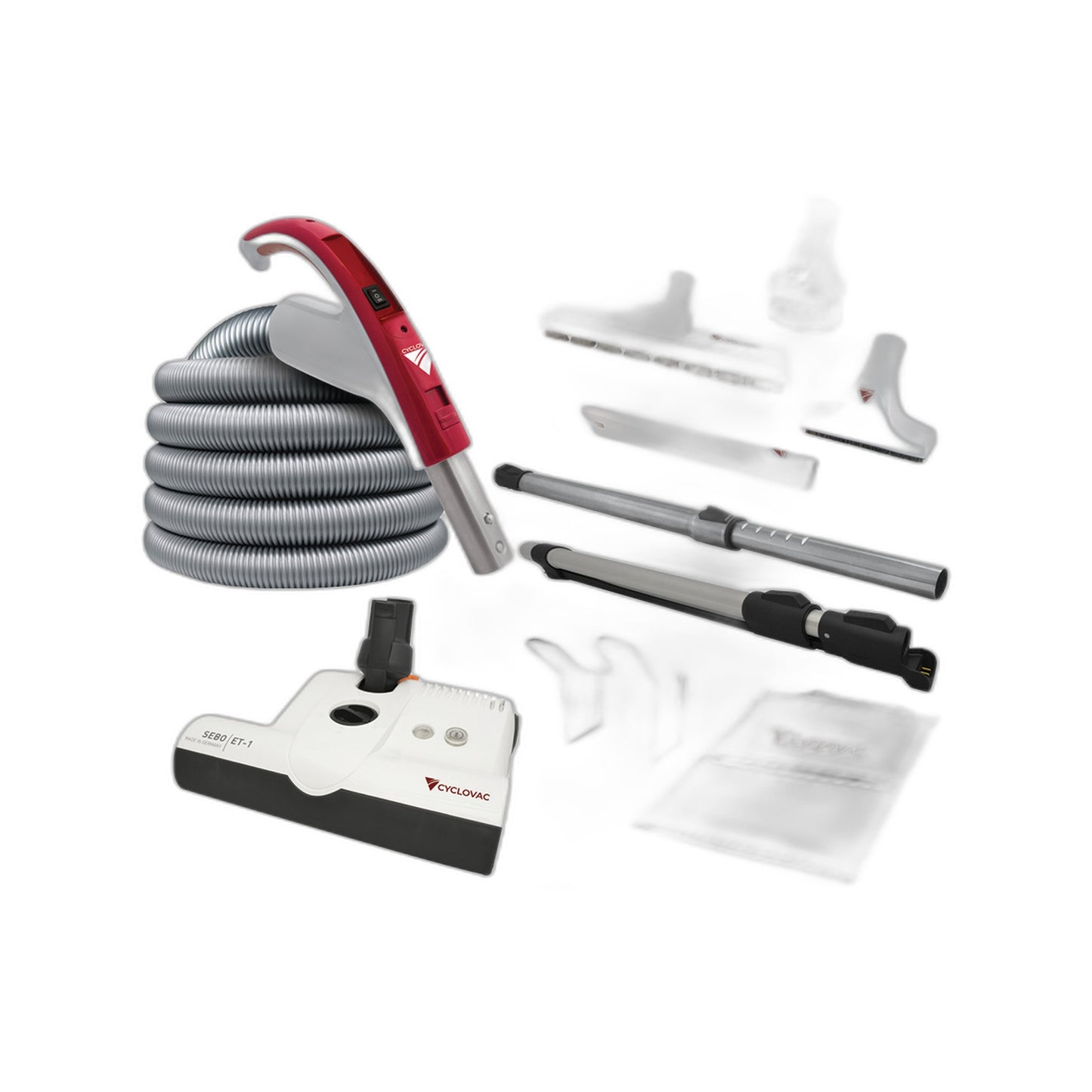 CycloVac 110/24V Electric Kit with SEBO ET-1 Powerhead