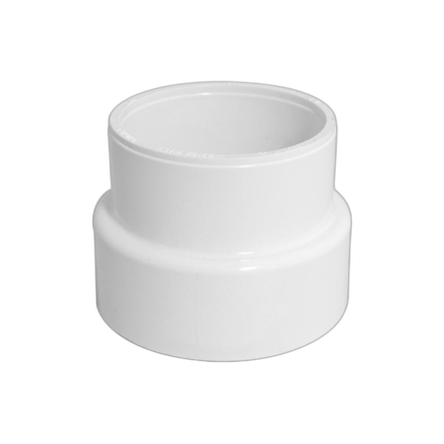 Vaculine PVC Reducer Fitting, 2 in to 1-21/32 in