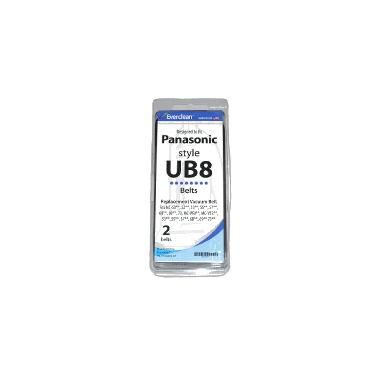Panasonic UB8 Flat Belt 2-Pack for 5700 and 6000 Series