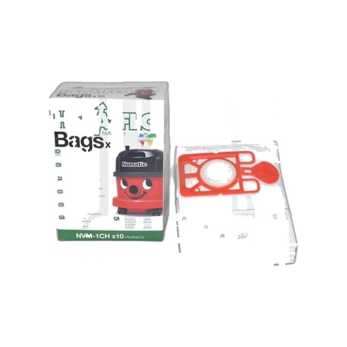Numatic Canister Bags - 160/180/200 Series, 10-Pack
