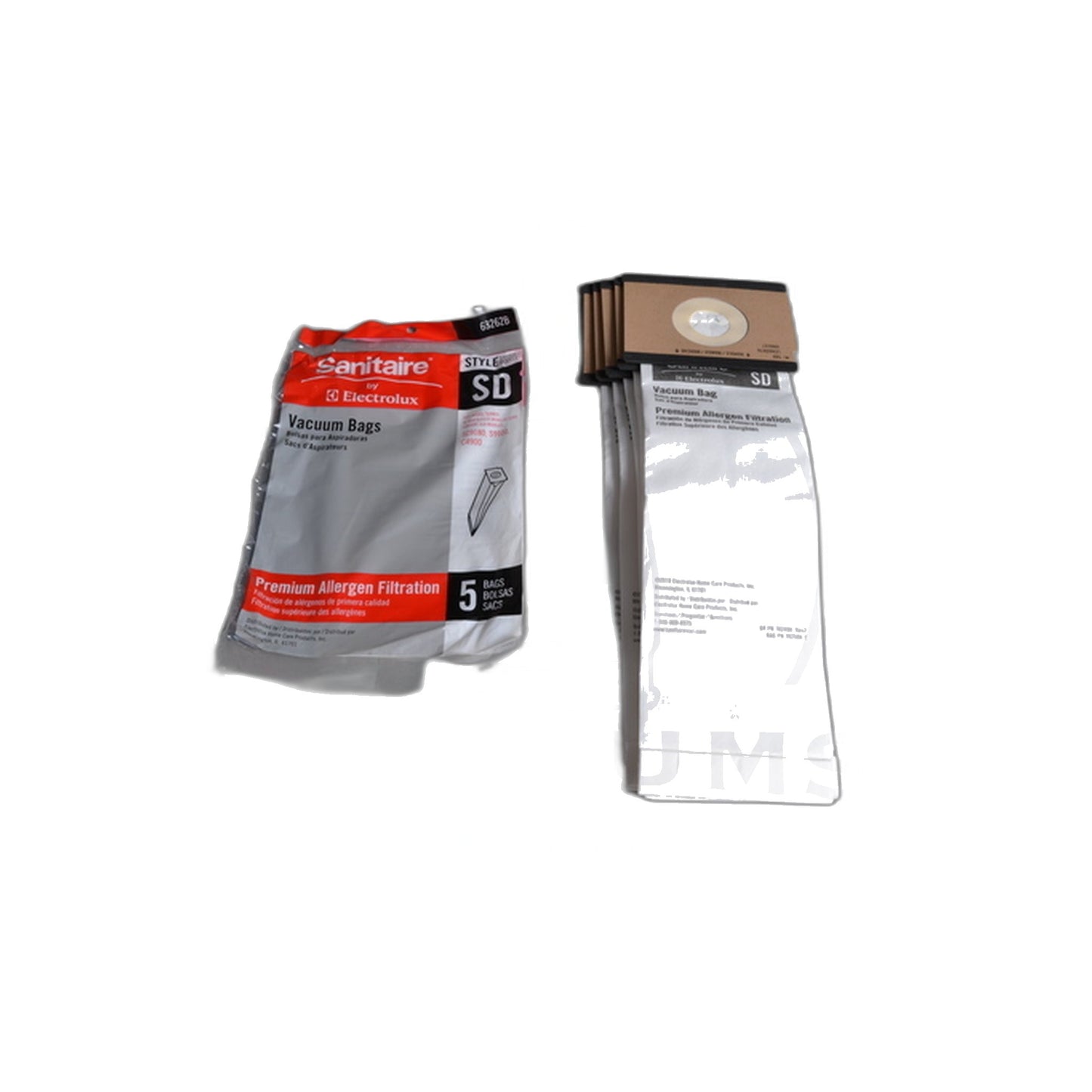 Sanitaire Style SD Premium Allergen Paper Bags - 5/pk