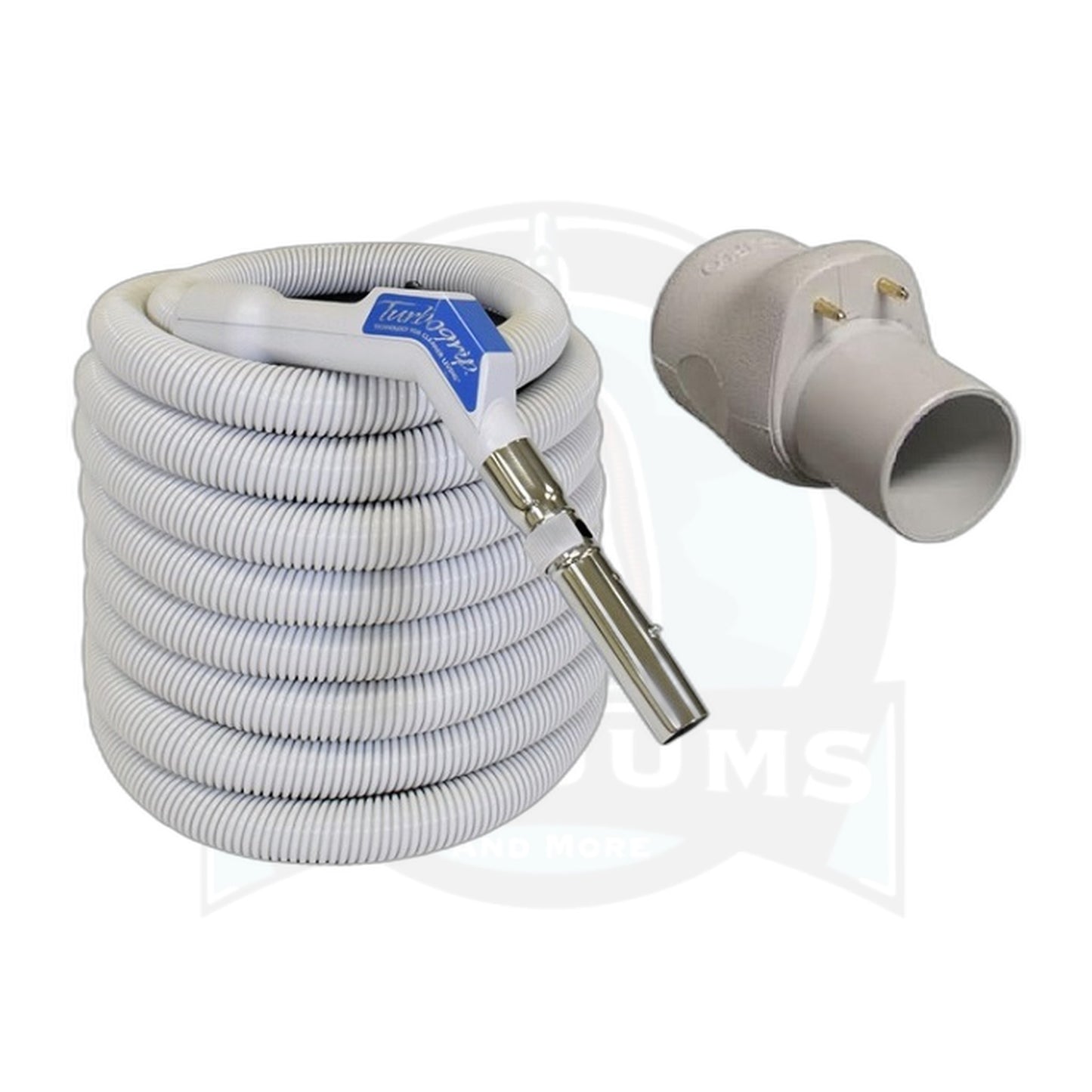 VacuFlo Turbo Grip 50 ft Low-Voltage Central Vacuum Hose Assembly