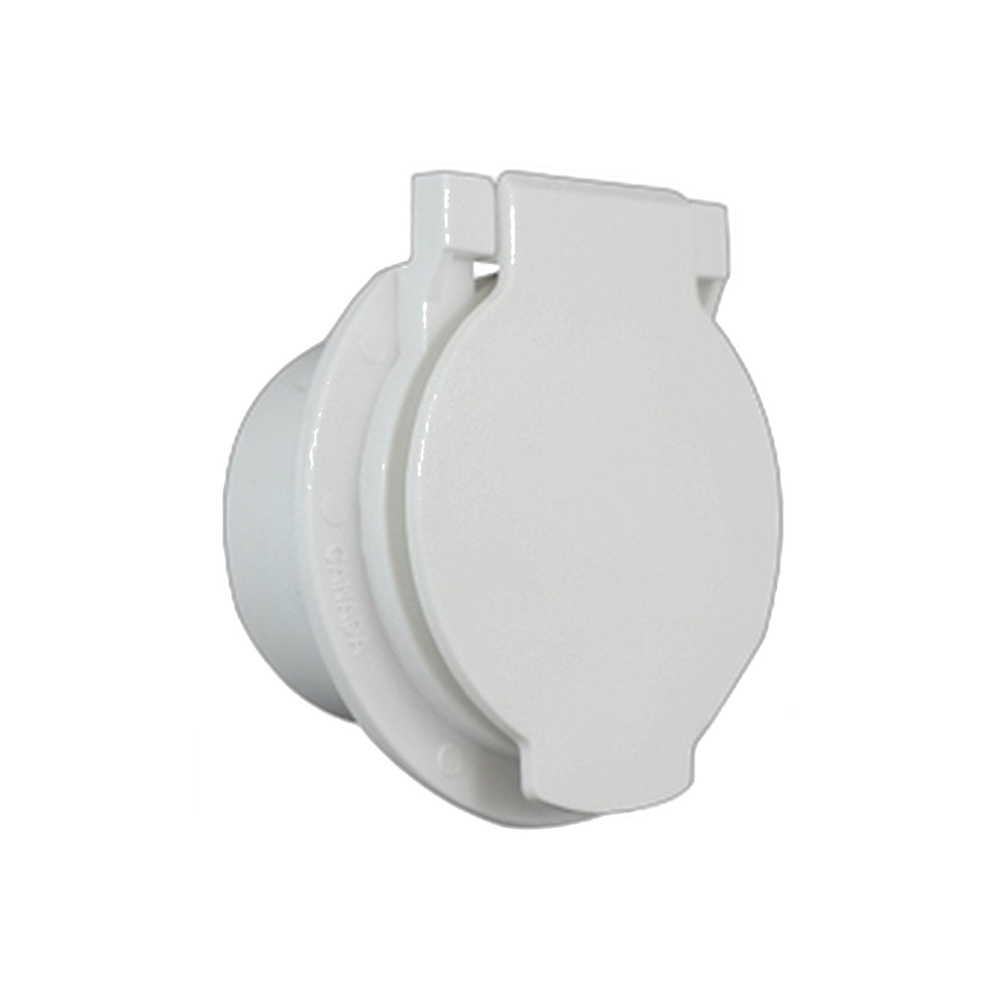 Vaculine Utility Inlet Valve, White (No Low-Volt Pin Jacks)