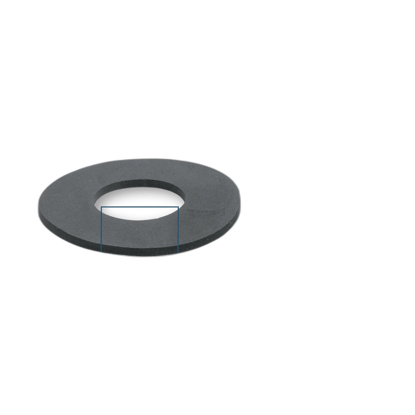 Central Vacuum Motor Gasket - 5.5 in. OD x 2.5 in. ID, 1/4 in. Thick
