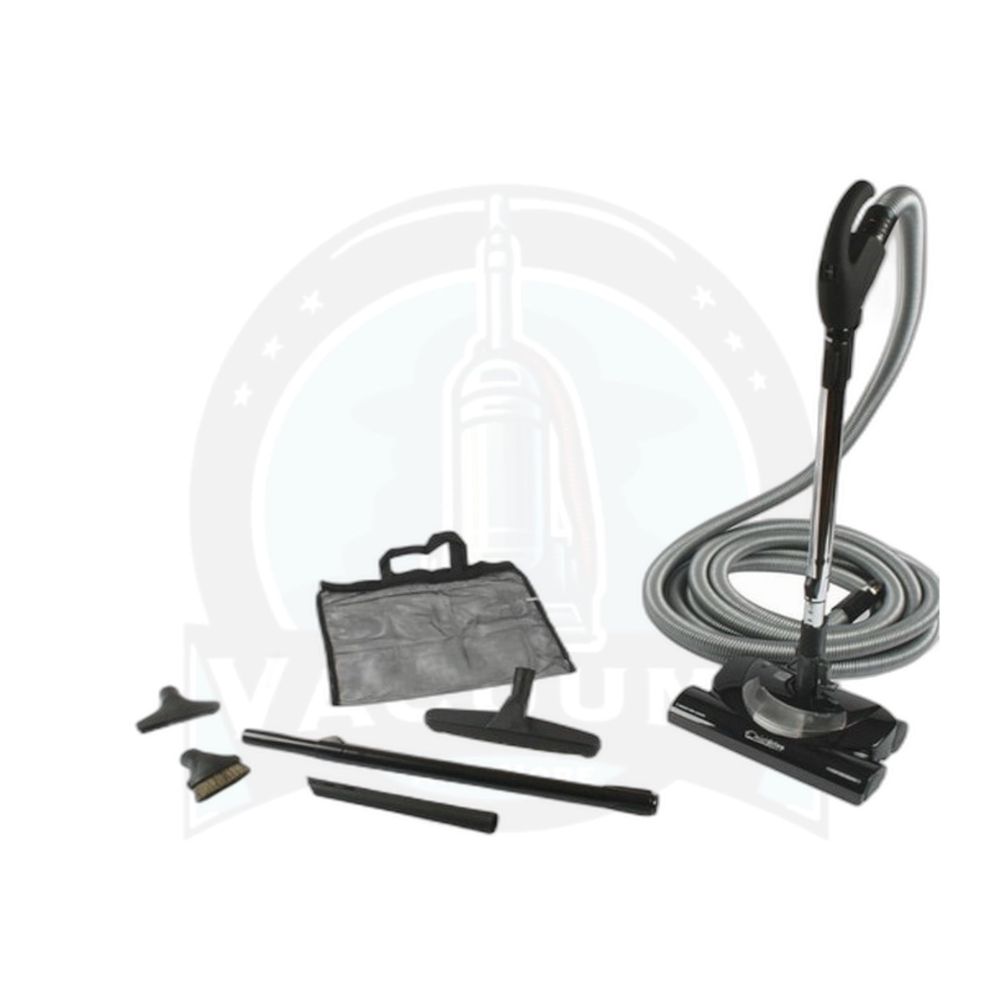 Cen-Tec Titanium CT20DXQD 30' Central Vacuum Attachment Kit with Power Nozzle