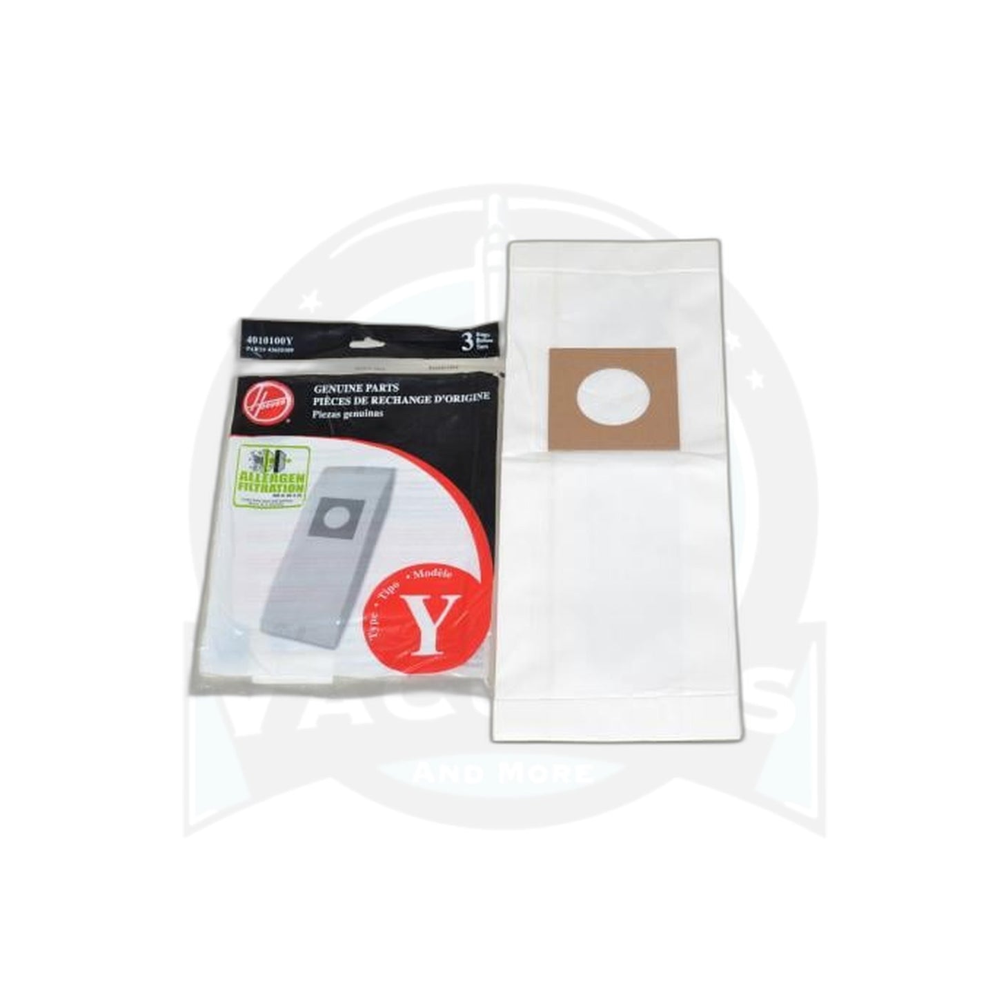 Hoover Y Allergen Windtunnel Upright Paper Bags - 3 Pack - Hoover