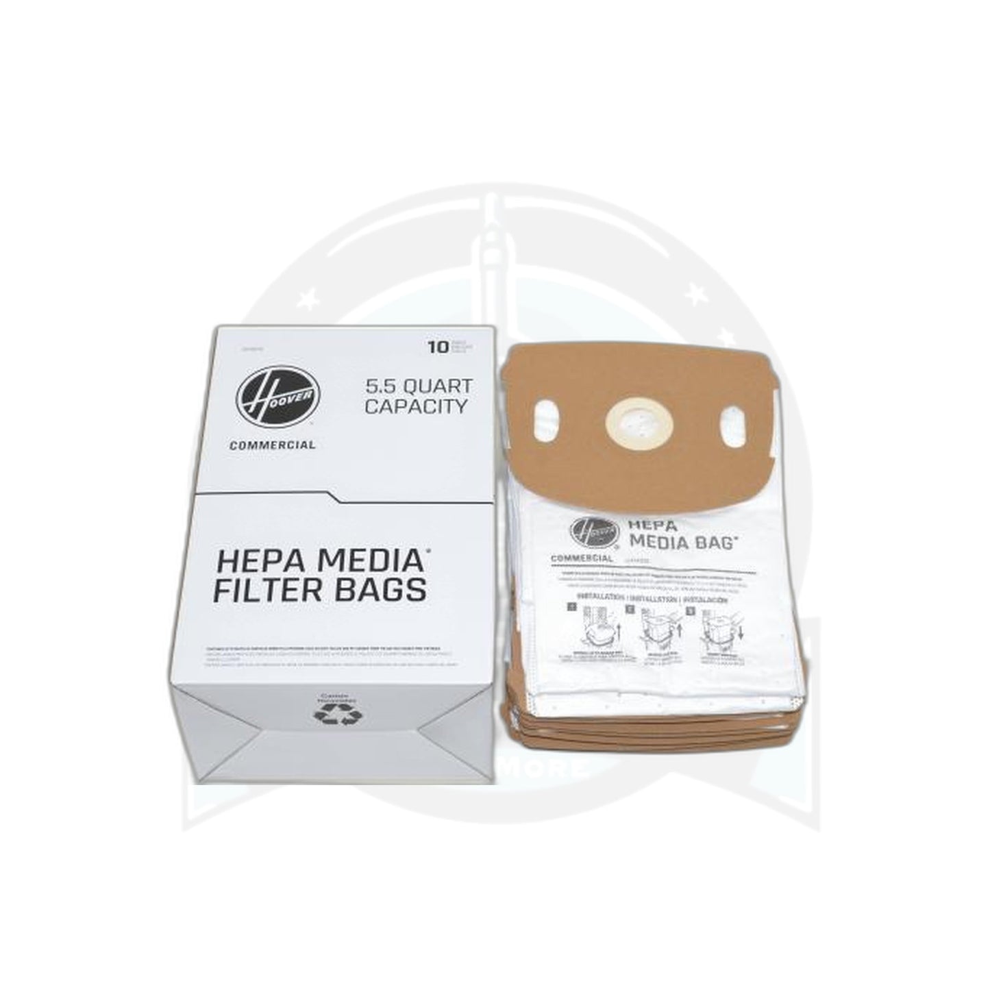 Hoover Paper Bags - CH90600V Backpack, 10 Pack - CH90600 - CH91600 Upright - Hoover
