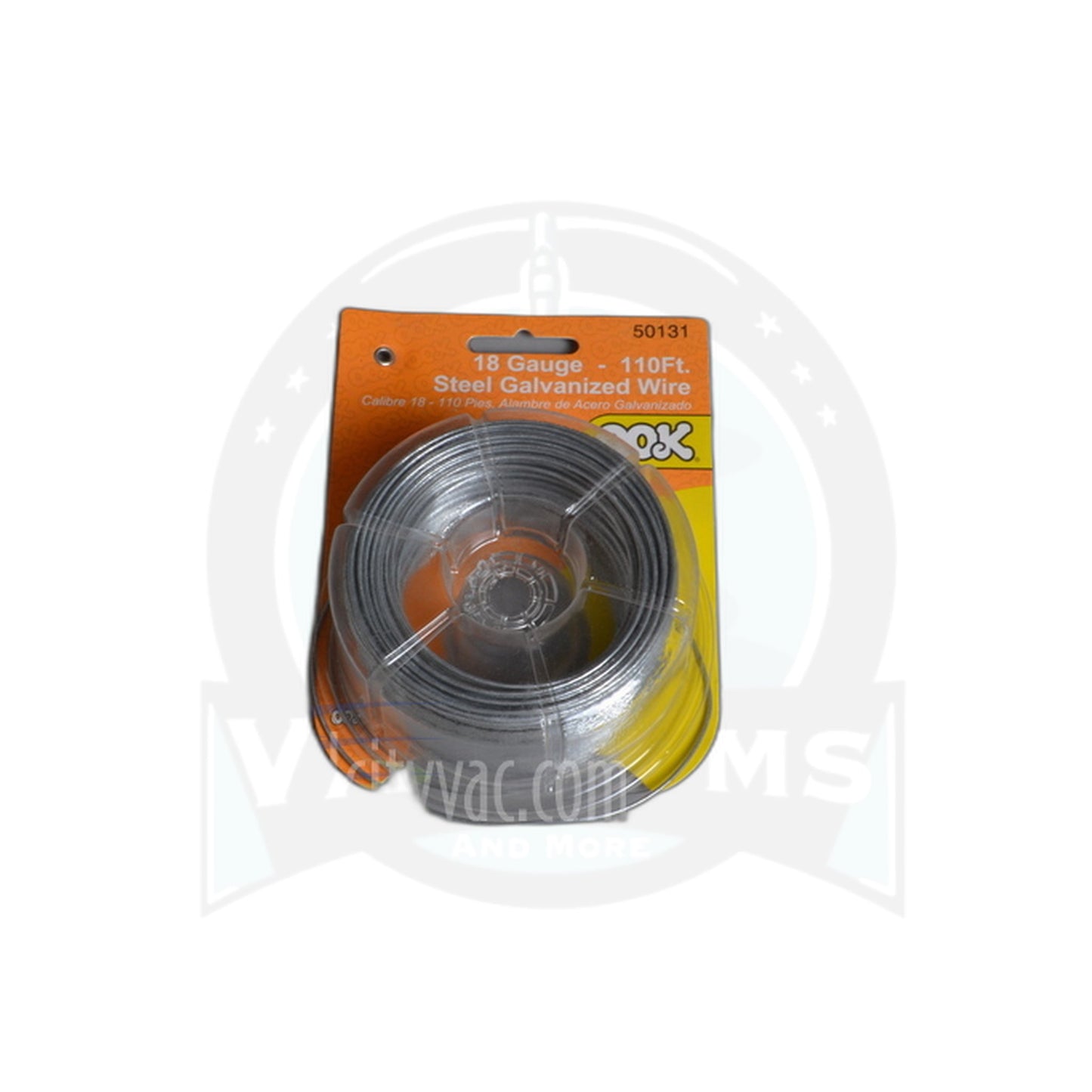 Galvanized Steel Wire 18 Gauge x 110' - Vacuums and More