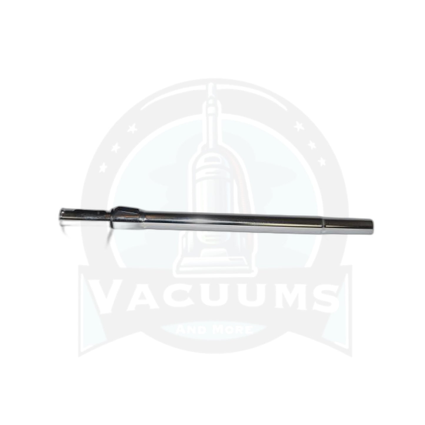 Stainless Steel Telescopic Wand with Button Lock Upper & Friction Fit Lower - 1 1/4" - Vacuums and More