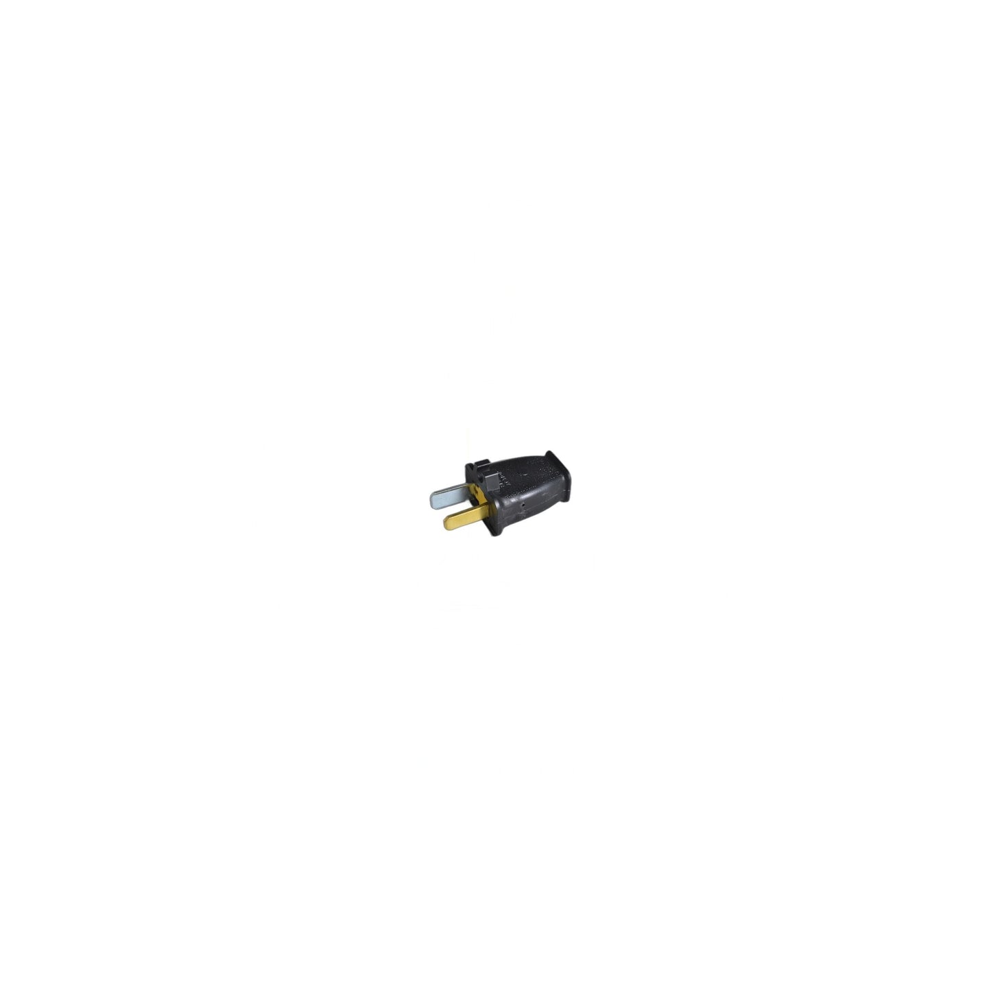 Black Male Plug with Sta-Tite Grip