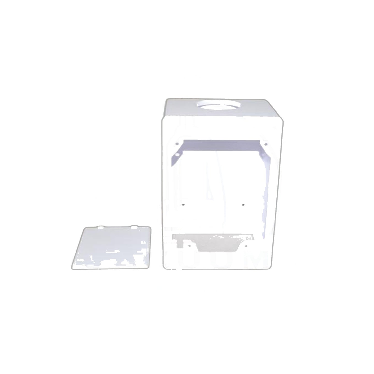 Hide-A-Hose 6000 Pro External Mounting Box - White
