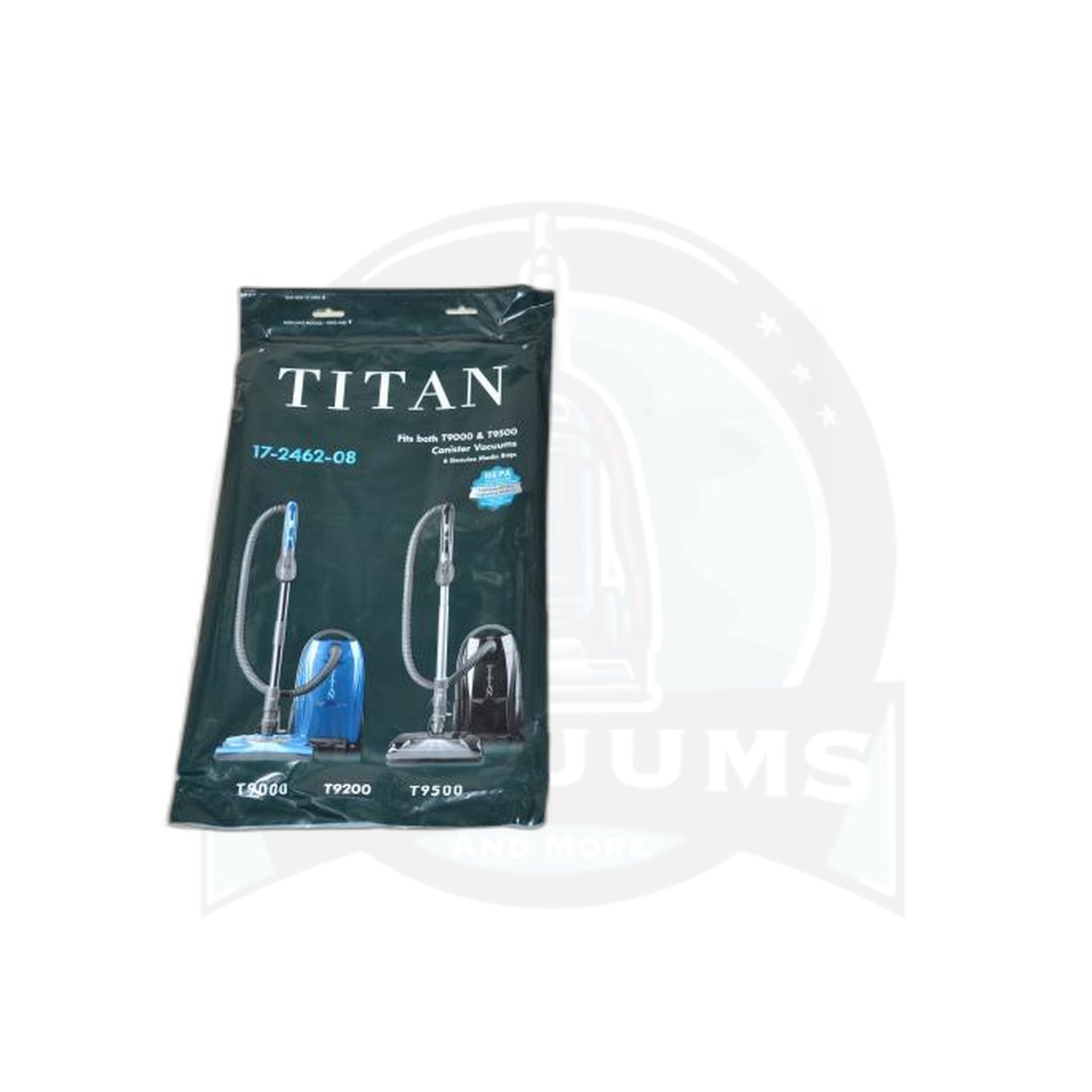 Titan HEPA Vacuum Bags - T9000, T9200, T9400, T9500, 6-Pack - Titan