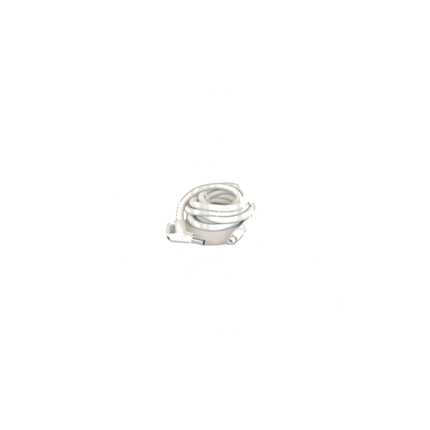 Low-Voltage Central Vacuum Hose - 25 Ft, 1 3/8", Gas Pump Handle with Button Lock