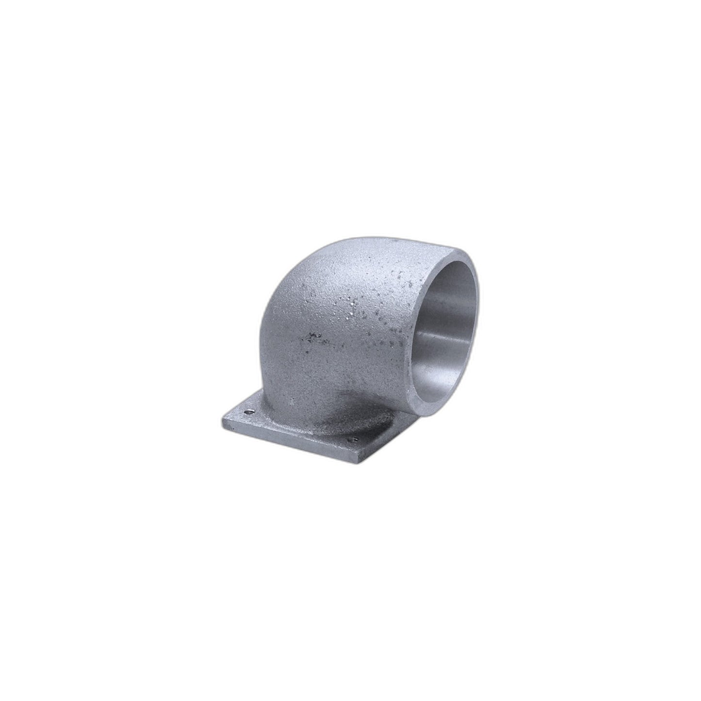 Metal Pipe Mounting Flange with 90-Degree Elbow