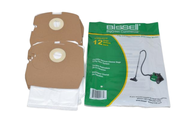 Bissell BGC3000 Paper Bags 19-2494-08, 12-Pack