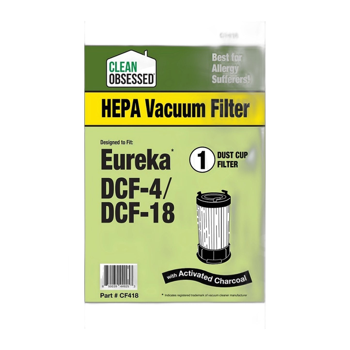 Eureka DCF-4 / DCF-18 HEPA Filter for 4700 5500 Bagless Uprights