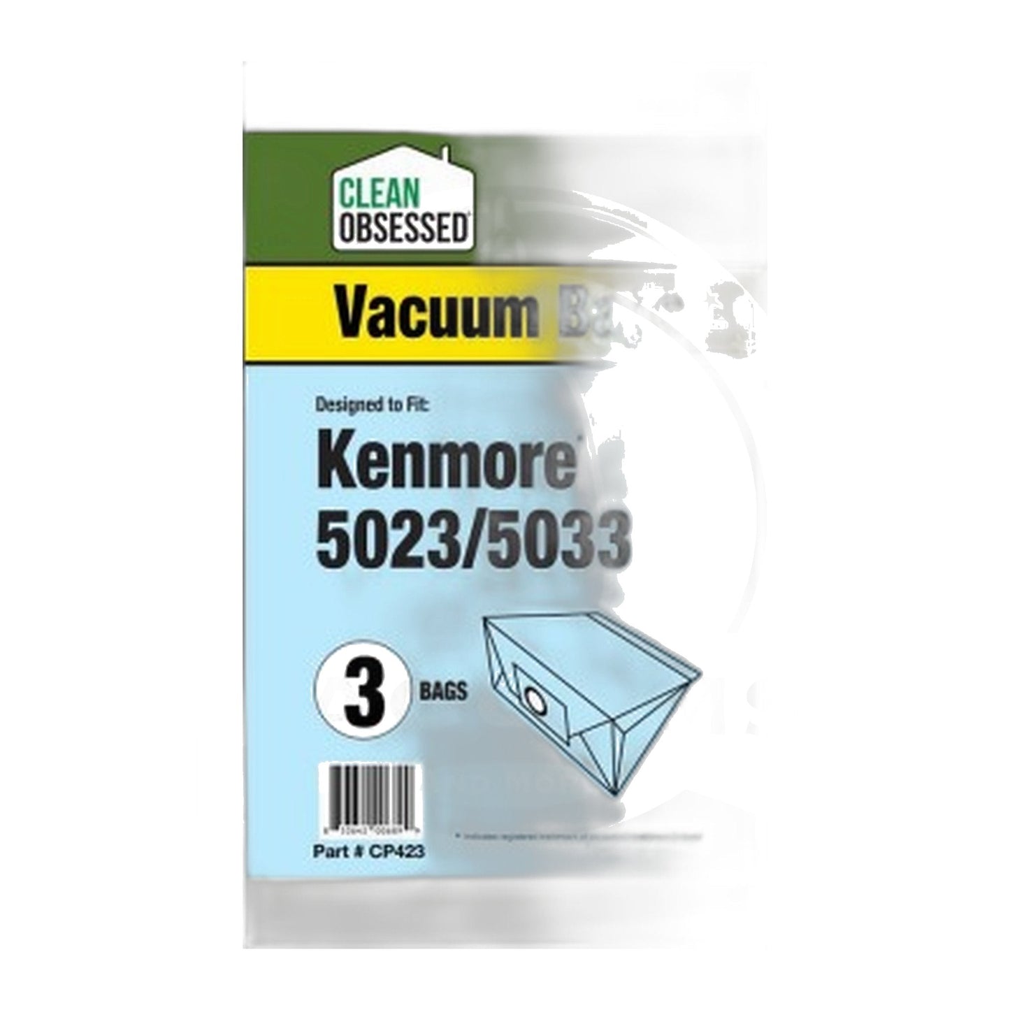 Clean Obsessed Kenmore 5023 & 5033 Micro Vacuum Bags, 3-Pack