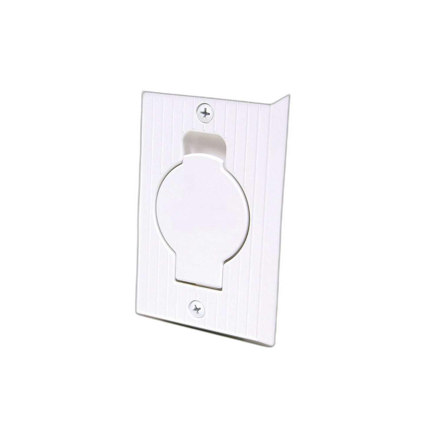 Vaculine White Plastic Utility Inlet