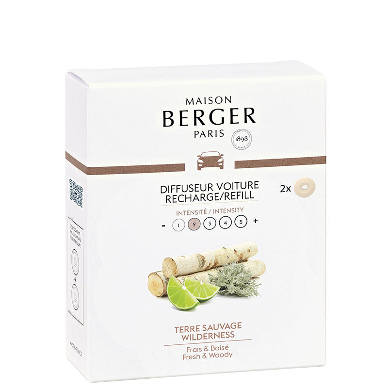 Maison Berger Set of 2 Wilderness Car Diffuser Refills