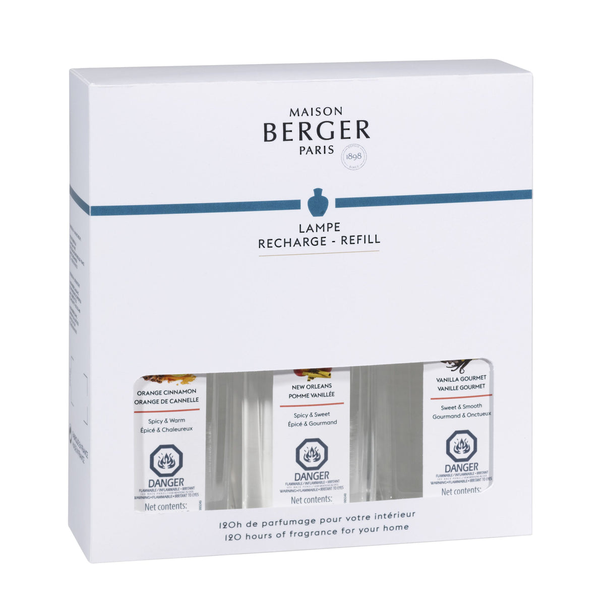Maison Berger Warm Fragrance Lamp Refill Trio Pack
