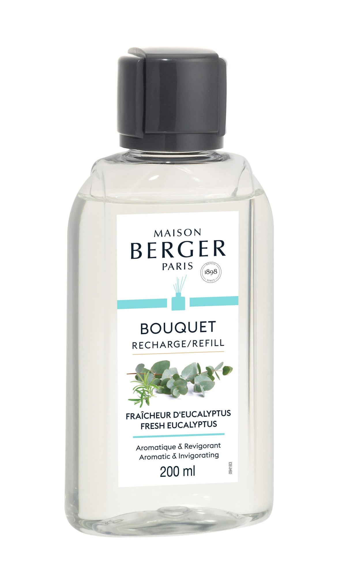 Maison Berger Fresh Eucalyptus Reed Diffuser Refill – 200 mL