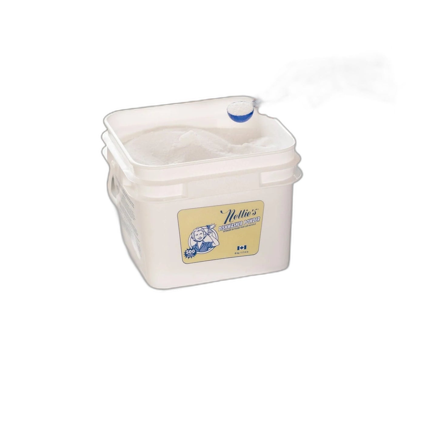 Nellie's Dishwasher Powder Bucket, 1,100 Scoops