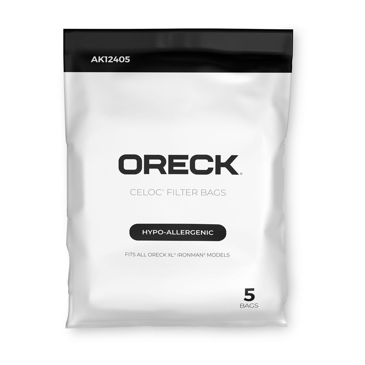 Oreck Ironman Allergen Vacuum Bags, 5-Pack (AK12405)