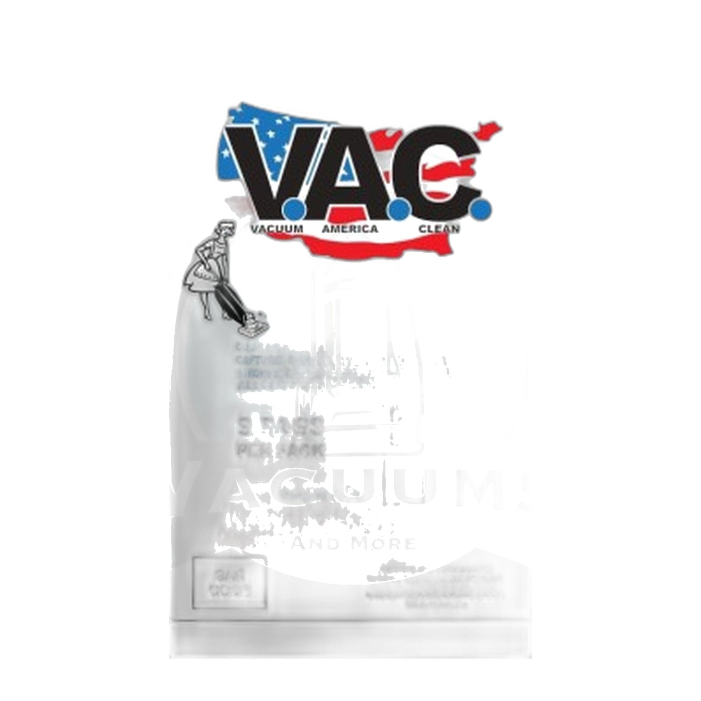 Perfect V.A.C. HEPA Bags for Panasonic Type U, U3, U6 (9-Pack)