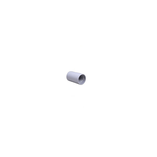 PVC Hose Connector - 1-1/2" Double Threaded, Gray