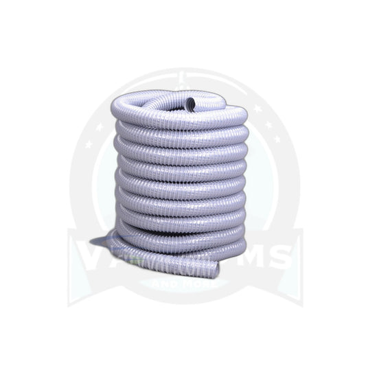 50FT x 1-1/2" Commercial Vac-U-Flex Hose - Gray - Vacuums and More