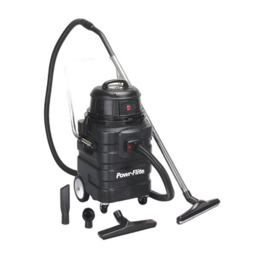 Powr-Flite 15-Gallon Poly Tank Wet/Dry Vacuum with Tool Kit