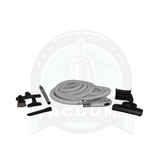 Central Vacuum Low Voltage Kit - 30 Ft Hose with TK286 Turbo Nozzle