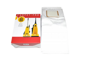 Carpet Pro CPH-6 Upright HEPA-Media Bags, 6-Pack