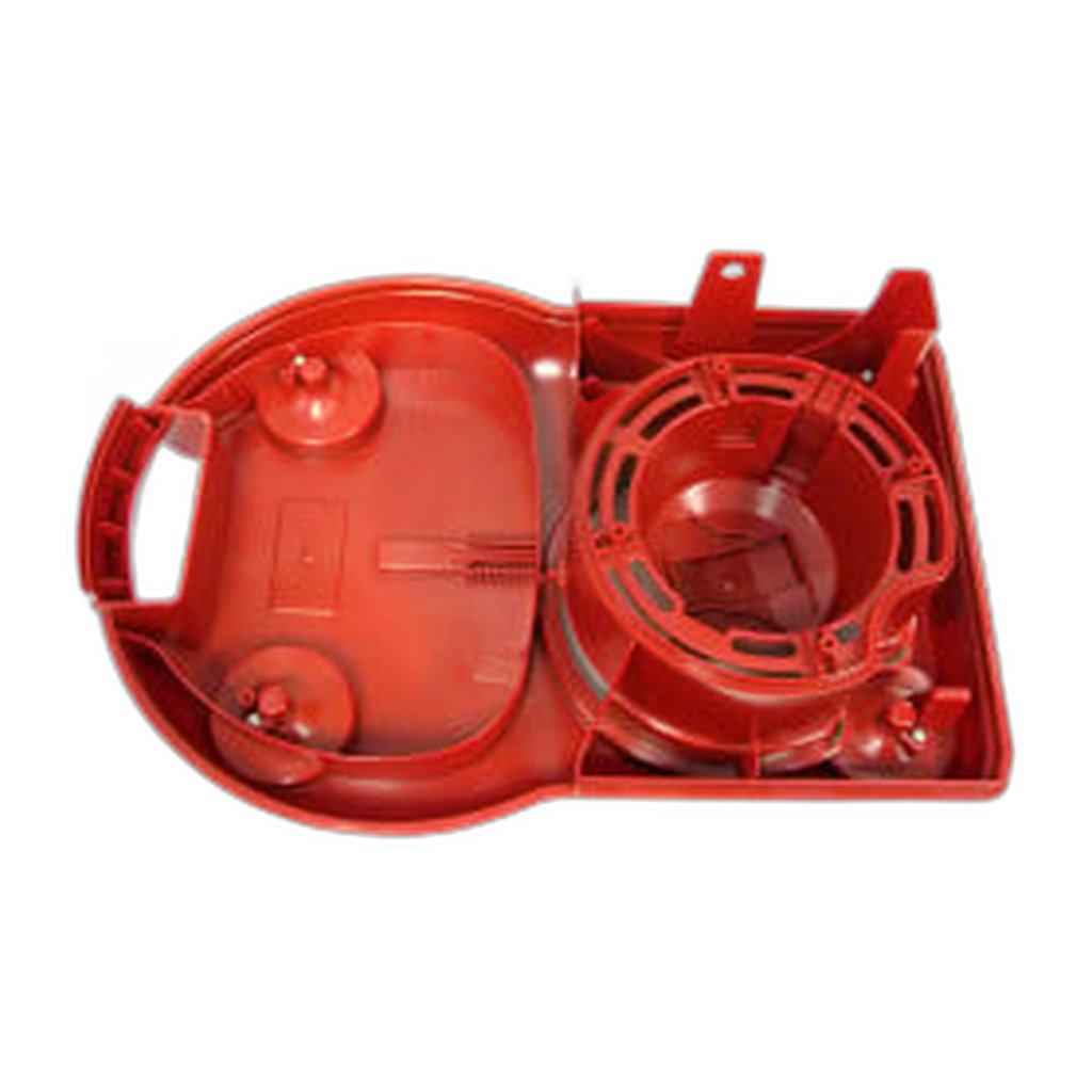 SEBO Bottom Casing for D4 Canisters with Castors and Motor Seal, Red