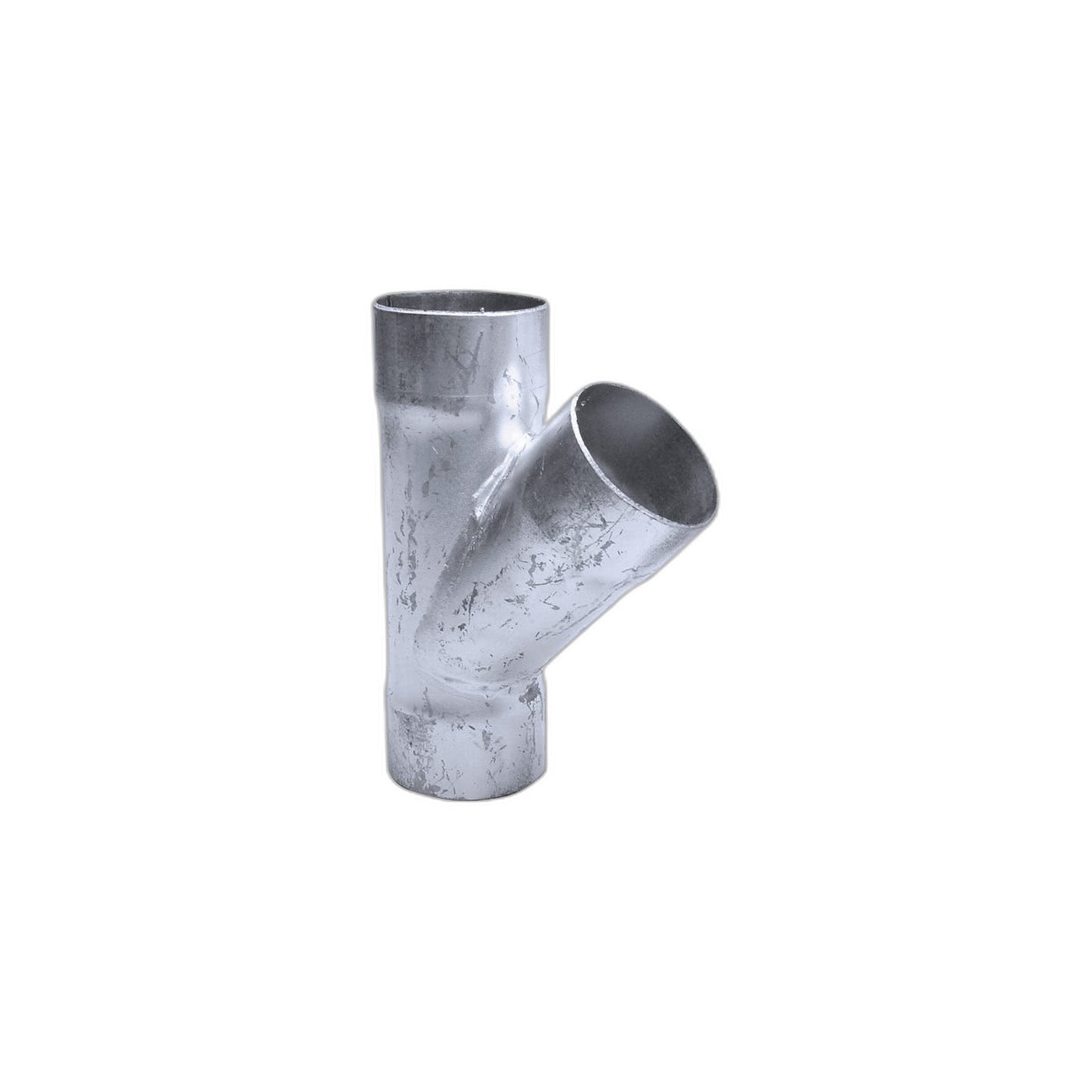 Central Vacuum Metal Wye Pipe Fitting - 45 Degree