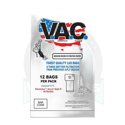 Lux Renaissance / Guardian Type R Micro Bags, 12-Pack + Filter