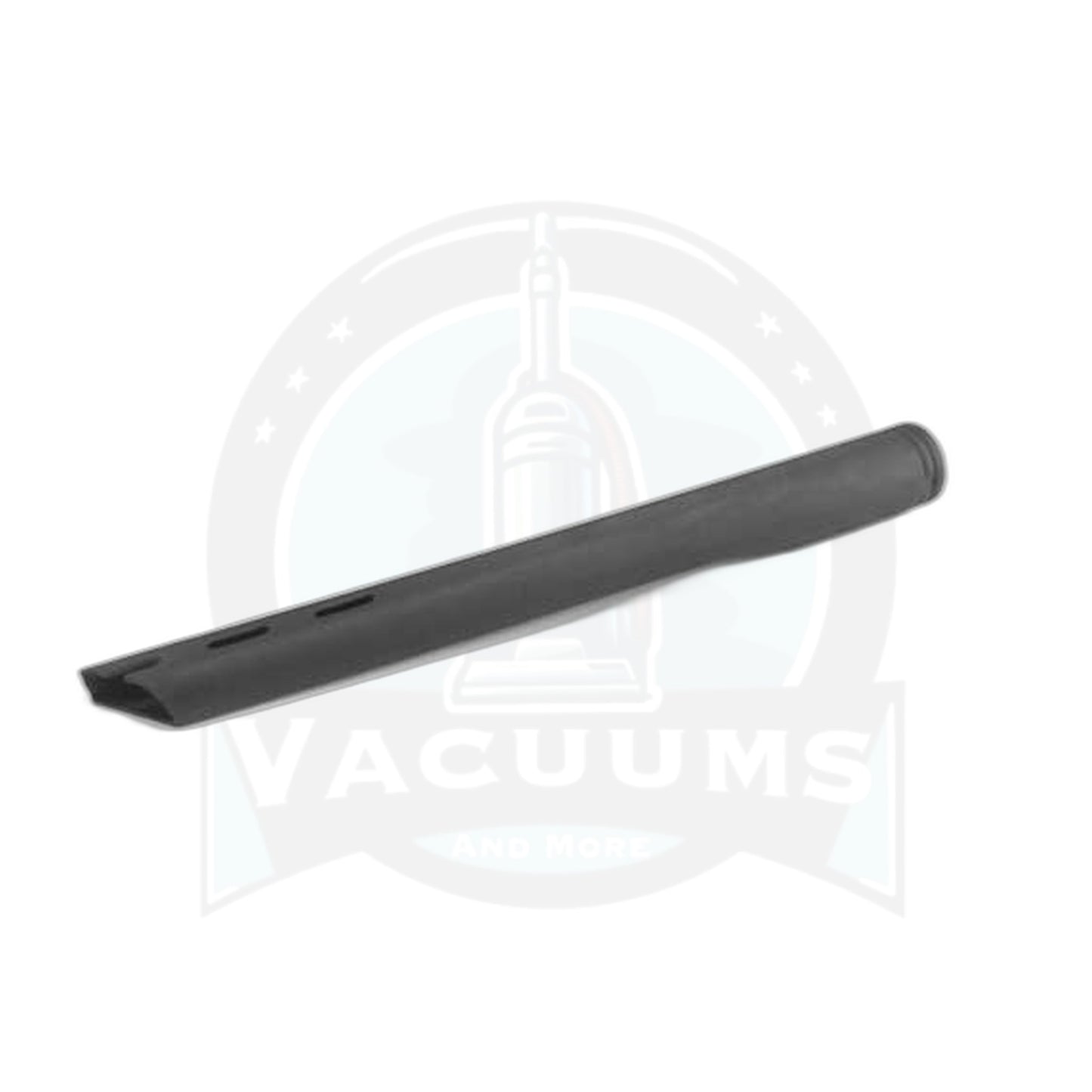 Universal 1-1/4" Crevice Tool, 13" Angle-Cut with Slots, Black