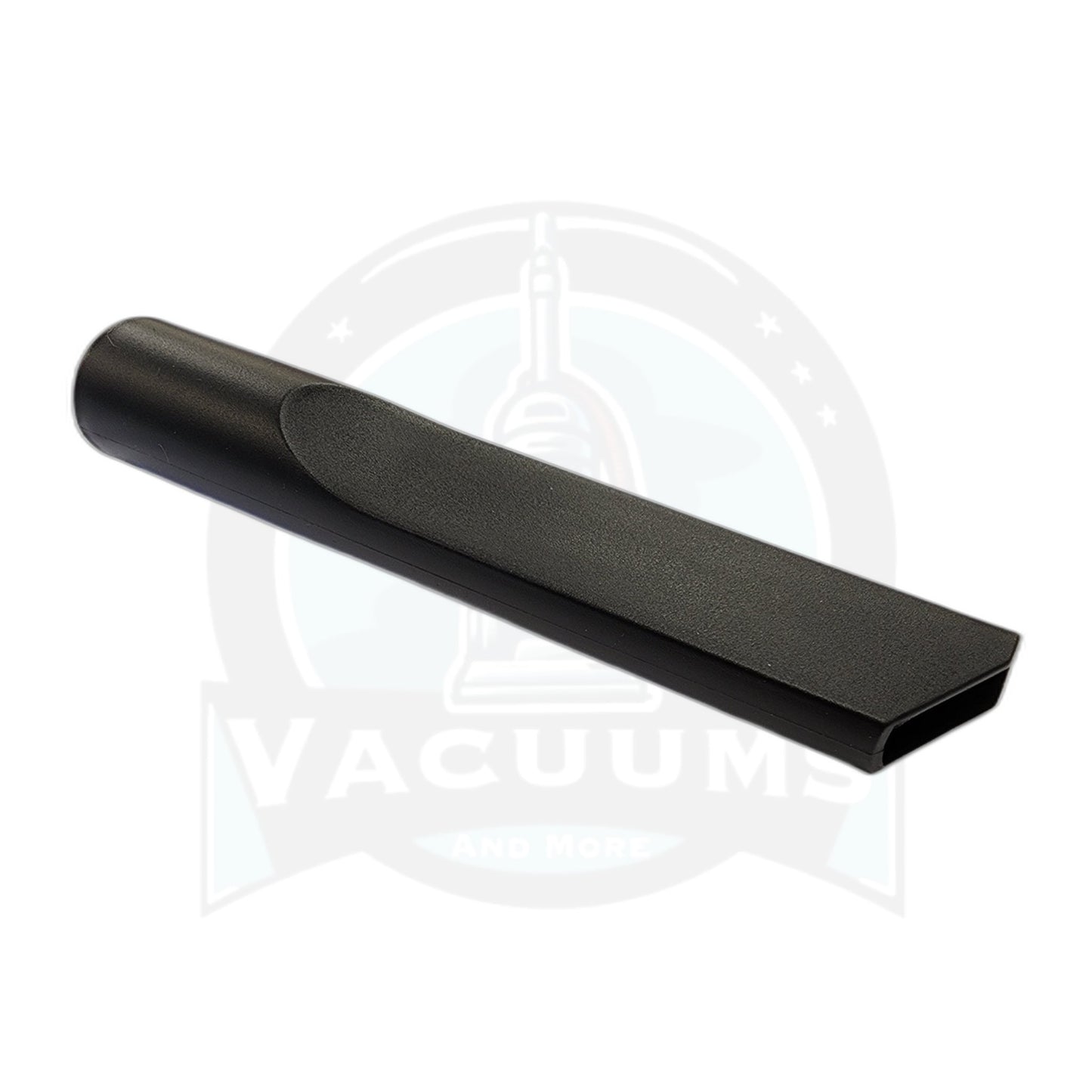 Universal 1-1/4" Crevice Tool, 8" Angle-Cut, Black