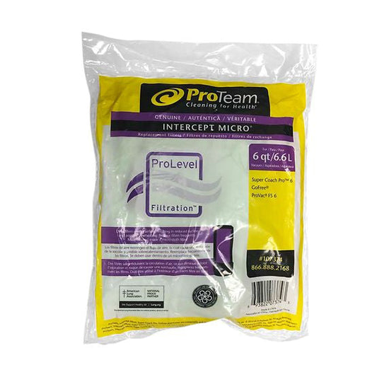 ProTeam 6-Quart Closed-Collar Bags 107374, 10-Pack